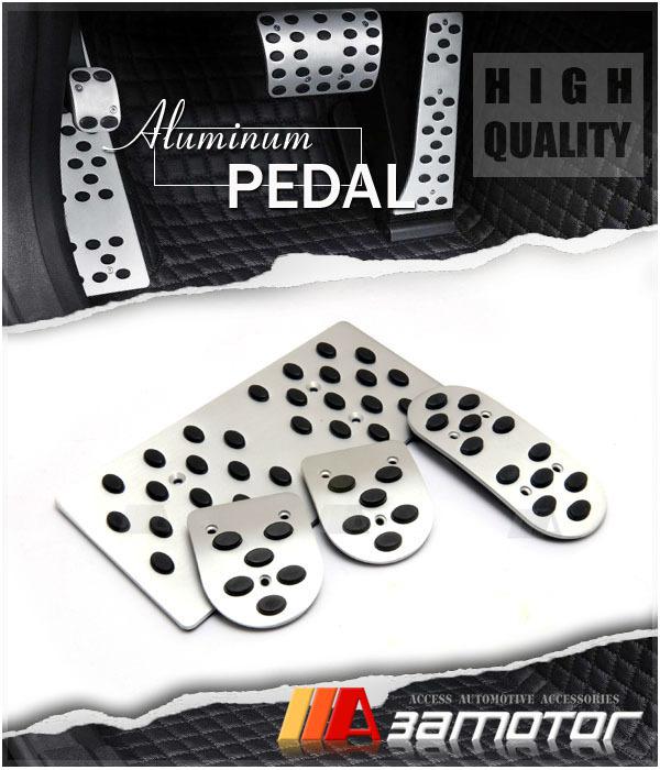 Honda fit/jazz manual mt circle aluminum sport pedal set gas brake footrest ped7