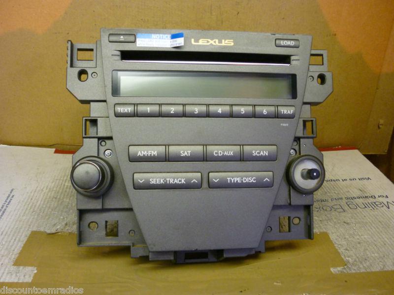 10-11 lexus es350 radio 6 disc cd player 86120-33e40 p1869 *