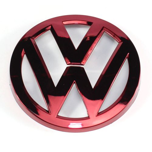 Plating red rear grille grill vw badge emblem replacement fit for golf mk7