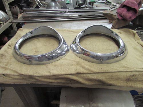 1956 buick special head light trim rings