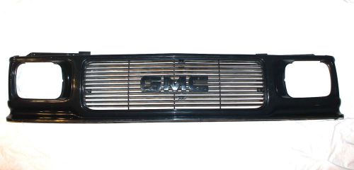 1971 vtg black gmc grille grill original authentic new ~ never used! 60&#034; x 11&#034;