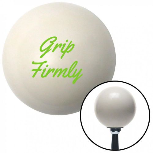 Green grip firmly ivory shift knob with 16mm x 1.5 inserttop grip weighted