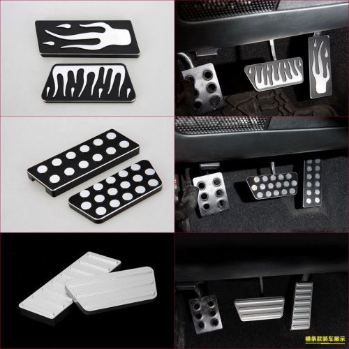 3 style!for jeep wrangler 2008-16 car pedal cover for brake and accelerator 2pcs