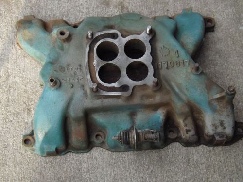 1955 buick 322 nailhead 4 barrel intake manifold part #1170617 hot rat rod scta