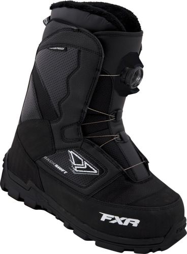 New fxr-snow backshift boa h3(w/removable liner) adult boots, black, us-12