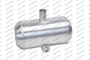 8x16 spun aluminum gas tank with remote filler neck and side outlet bung