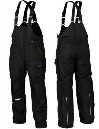 Castle x mens rizer black bibs warm winter snowmobile snow pants--xl or 3xl-new