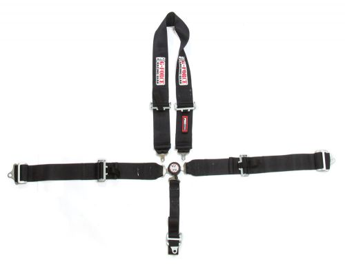 G-force red bolt-on/wrap around 5 point camlock harness p/n 7543bk