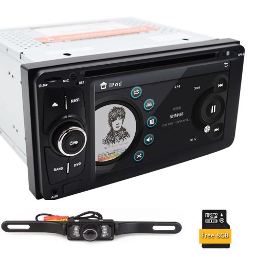 Fit for toyota dash stereo car dvd player gps navigator ipod radio+backup camera
