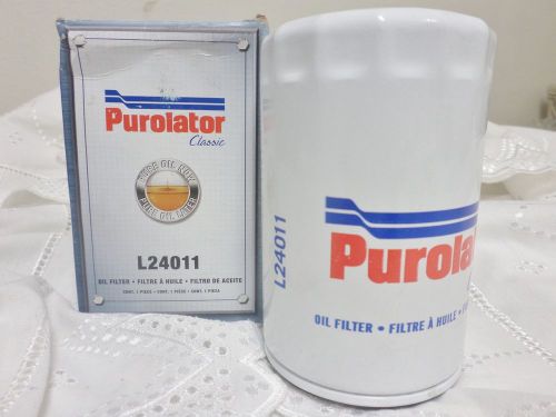 Engine automobile oil filter purolator classic l24011 made in the usa