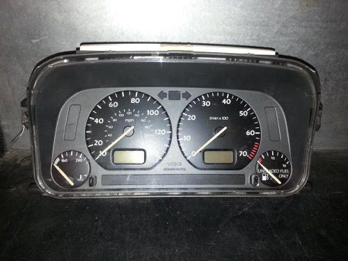 Volkswagen jetta speedometer cluster; (cluster), 4 cyl, mt 93 94