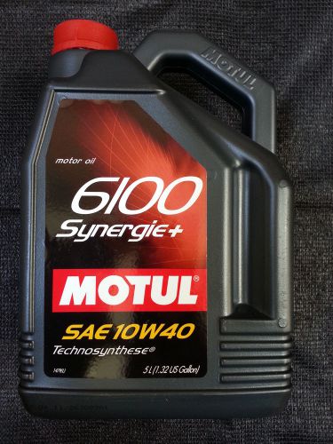 101493 motul 6100 5 liter 10w40 synergie+ engine oil 502 00, 505 00, mb 229.3