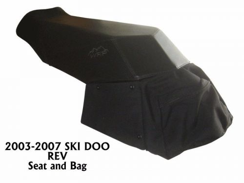Wrp seat 2003-2007 ski doo rev platform black on black
