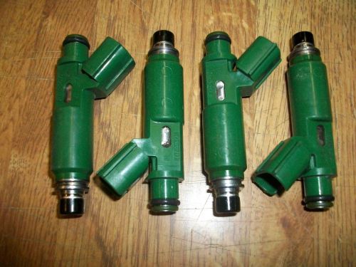 Fuel injectors set of 4 toyota celica 1zzfe 2000 2001 2002 2003 2004