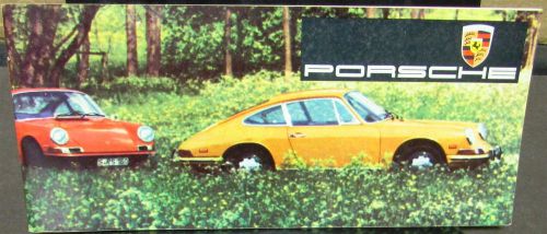 1968 porsche dealer color sales brochure 911 l 912 targa original nice rare