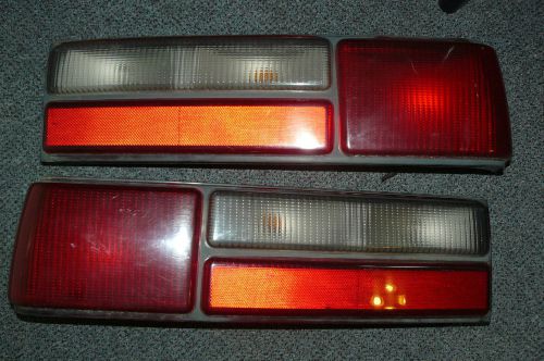 1987-1993 mustang lx tail lights rh lh ford mustang tail lights oem with logo