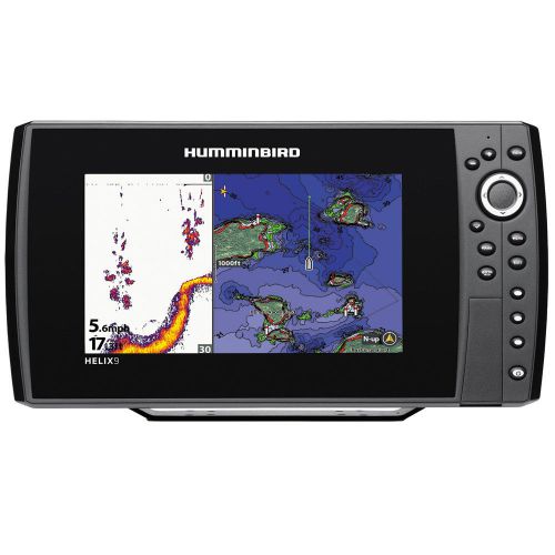 Humminbird helix 9 sonar/gps fishfinder chartplotter model# 409920-1