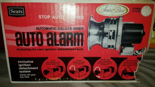 Vintage sears auto car alarm siren