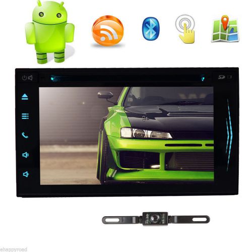 Android 4.4 7&#034; 2 din in dash car radio stereo player wifi 3g gps+tablet+camera