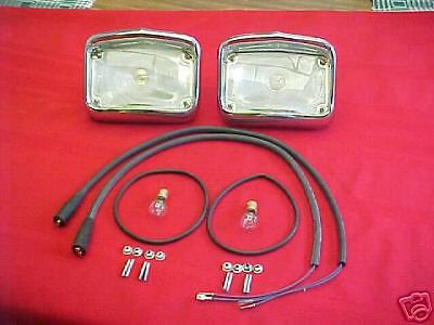 1956 56 chevy chevrolet, parking lights, assembly ,new