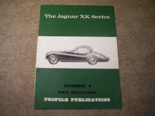 Original vintage 1960&#039;s jaguar xk series profile publications brochure catalog