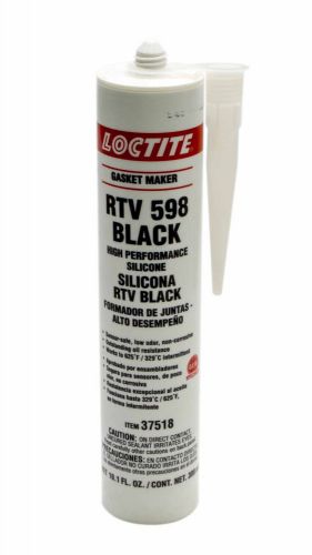 Loctite black rtv 598 silicone sealant 300 ml cartridge p/n 37518