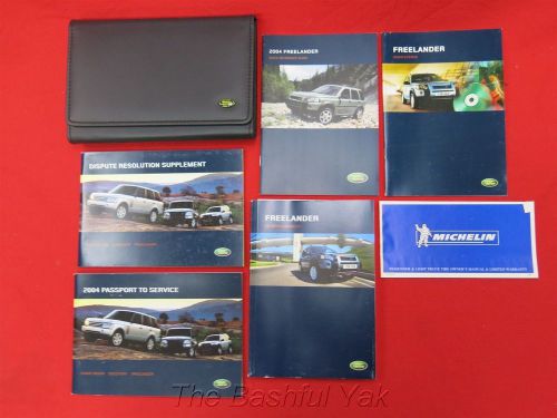 2004 land rover freelander owners manual with case
