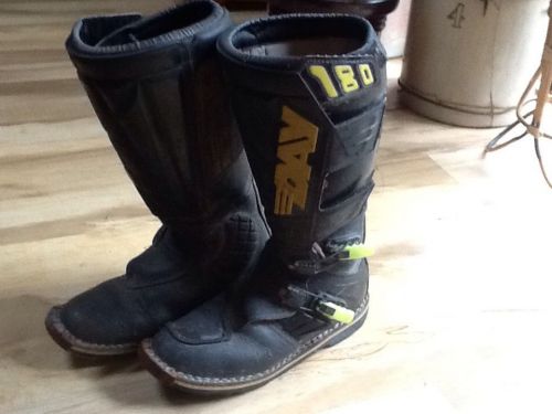 Vintage leather davo motocross racing boots 10- 10 1/2