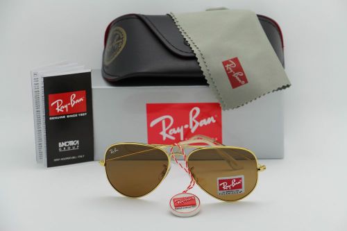 Free shipping new sunglasses 58mm gold frame w/ brown polarized lenses (medium)