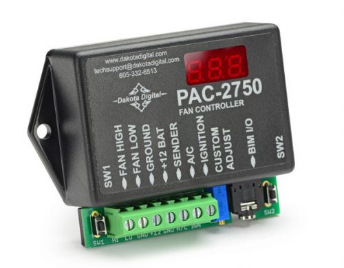 Dakota digital programmable electronic fan controller w/ 70 amp relay pac-2750