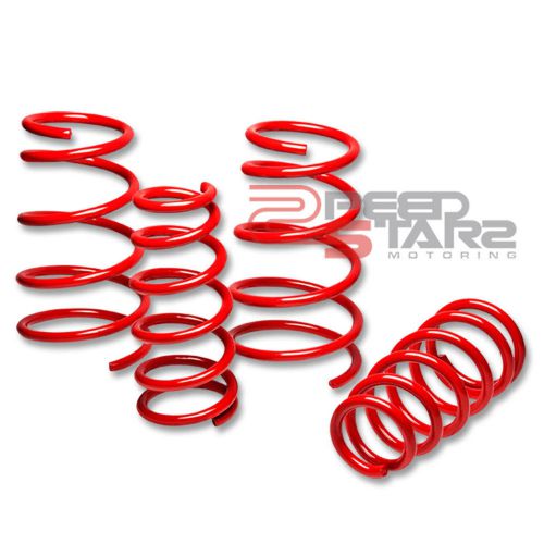Toyota celica gt t200 red coil suspension lowering springs 2&#034;drop 285/235 lbs