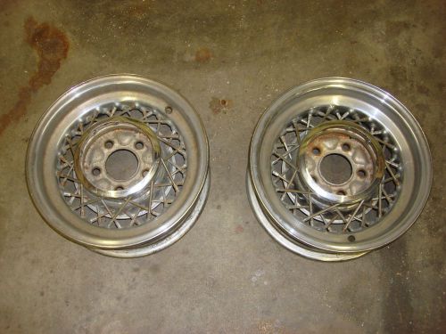 Cadillac wire wheels 1953 set of two
