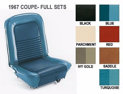 Mustang 1967 front set interior seat covers