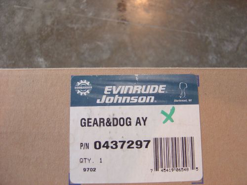New oem evinrude johnson brp omc gear and dog assembly 0437297 ob7