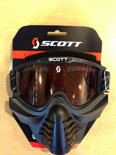 Scott 83x safari goggles facemask w/ rose dual lens/anit-fog snowmobile/ski/snow