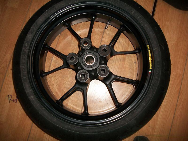 Ducati oem 749/999 marchesinni rear wheel/ rim  #2  & dunlop tire