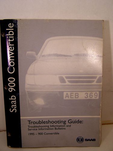 Saab 900 convertible 1995-98 factory troubleshooting guide