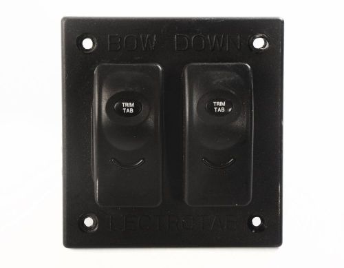 Lectrotab trim tab switch panel rocker control saf-s black for bennett etc.