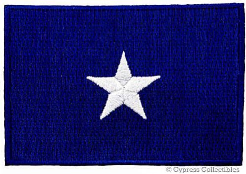 Bonnie blue biker patch texas star florida republic flag embroidered iron-on