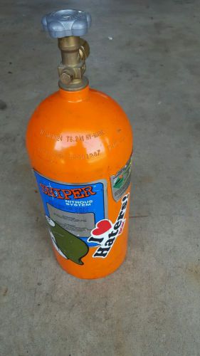 Nos 14740nos sniper nitrous bottle, orange finish, 10 pound