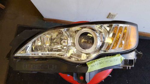 Driver left headlight outback fits 08-09 legacy 124350