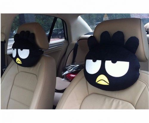 Car seat headrest neck rest belt pads penguin waist pillow cushion