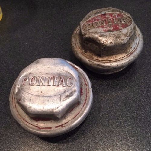 Vintage pontiac grease cap/hub covers