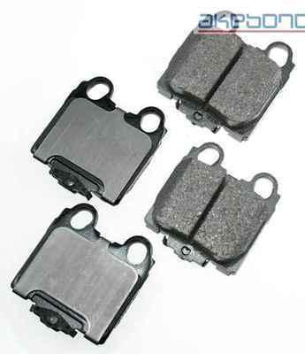 Akebono act771 brake pad or shoe, rear-proact ultra premium ceramic pads