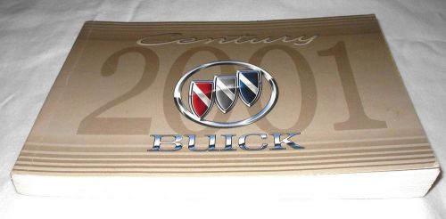 2001 buick century owner&#039;s manual.  very nice condition  /  free s/h,great deal