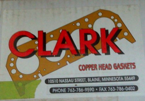Clark copper head gasket for ls1  3.898  (2 sets)  ..051