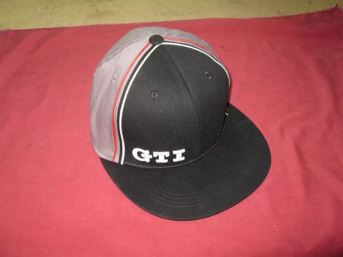 Genuine driver gear vw gti baseball cap hat black/gray brand new