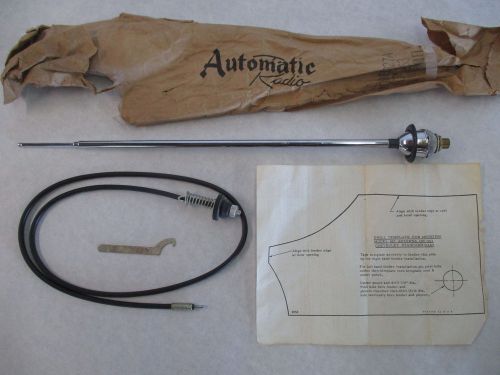 Chevy impala nos 1963 1964 antenna w/ instructions by automatic co. j11008