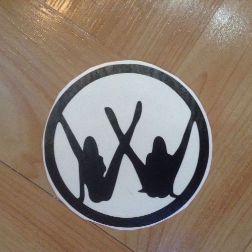 Volkswagen vw logo girls vinyl decal sticker