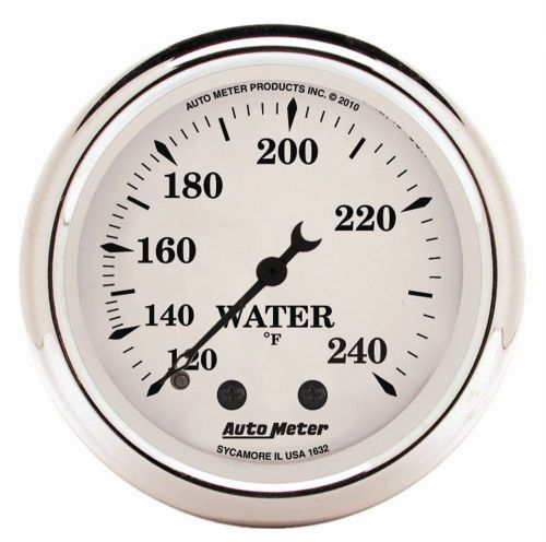 Autometer 1632 old tyme white mechanical water temperature gauge